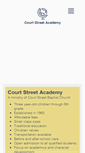 Mobile Screenshot of courtstreetacademy.com